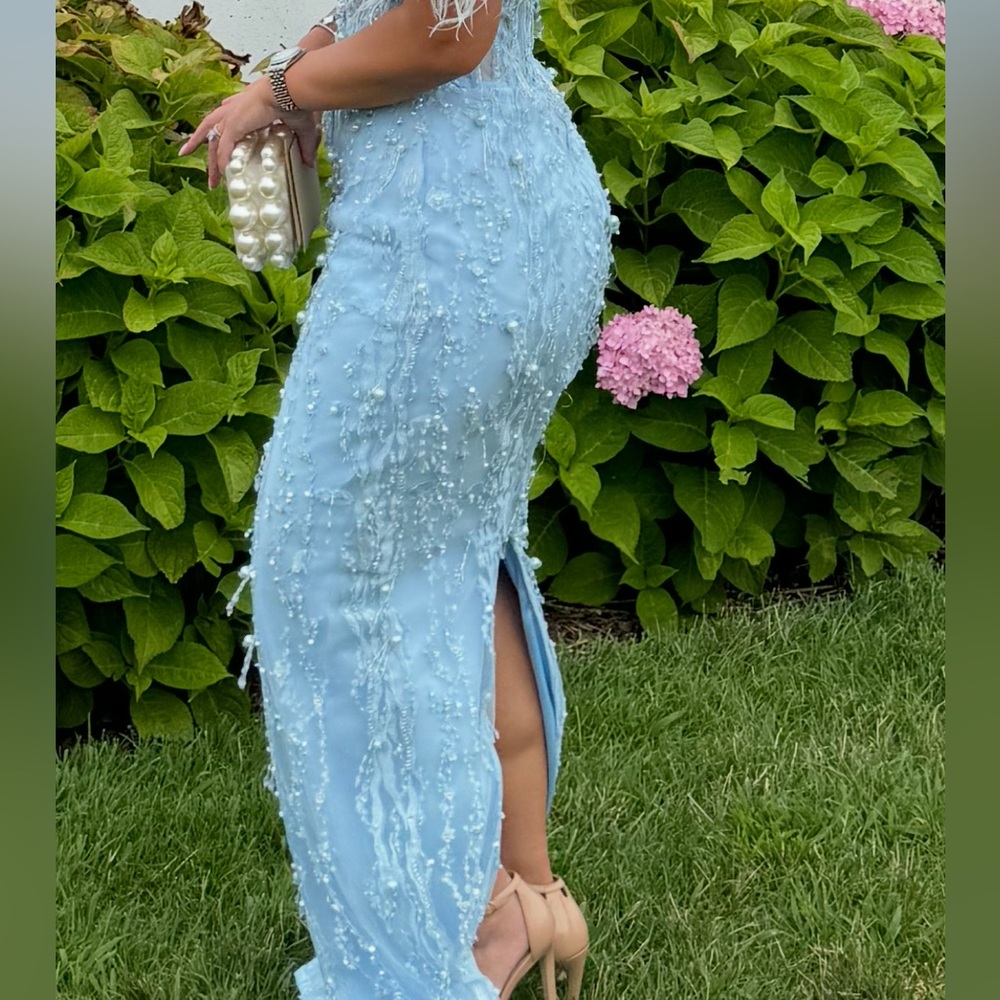 Baby Blue Gown - Picture 3 of 3